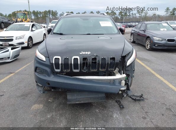 1C4PJLCB7HW540268 2017 JEEP CHEROKEE Black Widok zestawu wskaźników
