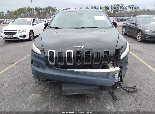 1C4PJLCB7HW540268 2017 JEEP CHEROKEE Black Widok z przodu