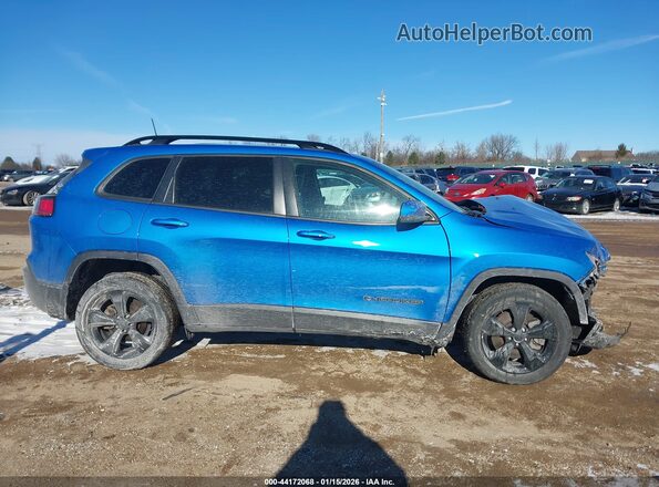 1C4PJLLB8MD112604 2021 JEEP CHEROKEE Blue Widok wnętrza z tyłu