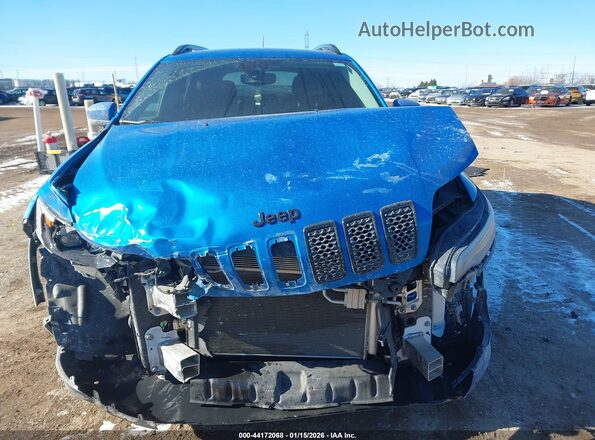 1C4PJLLB8MD112604 2021 JEEP CHEROKEE Blue Widok zestawu wskaźników