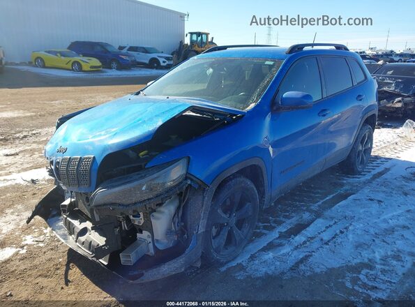 1C4PJLLB8MD112604 2021 JEEP CHEROKEE Blue Przód lewy
