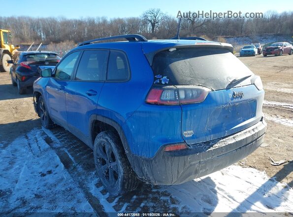 1C4PJLLB8MD112604 2021 JEEP CHEROKEE Blue Tył lewy
