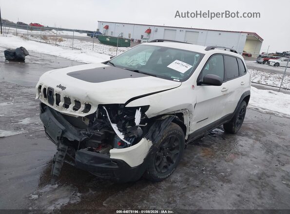 1C4PJMBNXKD246545 2019 JEEP CHEROKEE White Vista tres cuartos delantera izquierda