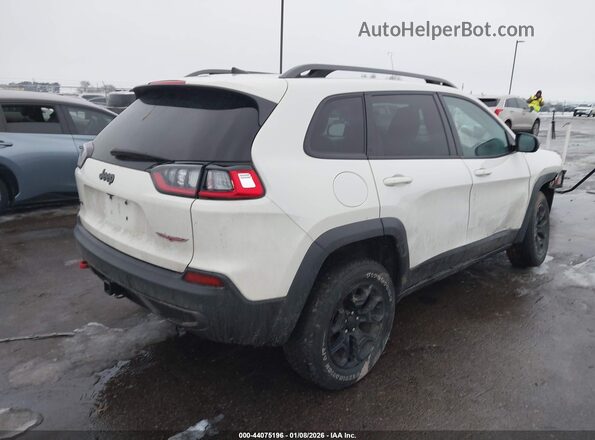 1C4PJMBNXKD246545 2019 JEEP CHEROKEE White Trasero derecho