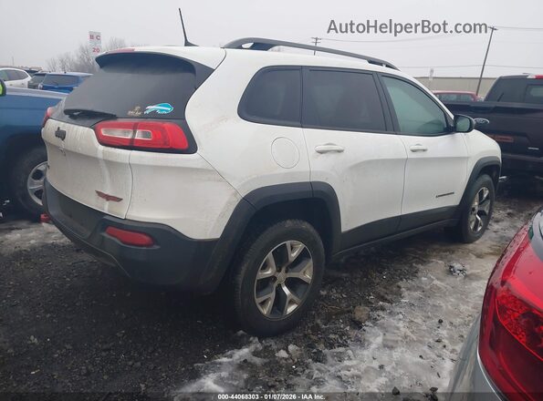 1C4PJMBS6HW655970 2017 JEEP CHEROKEE Белый Задняя правая четверть