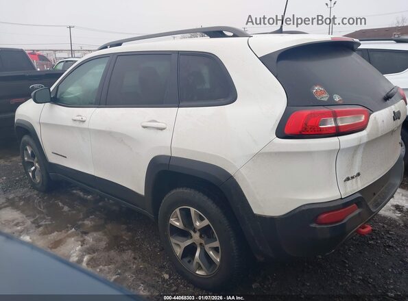 1C4PJMBS6HW655970 2017 JEEP CHEROKEE Белый Задняя левая четверть