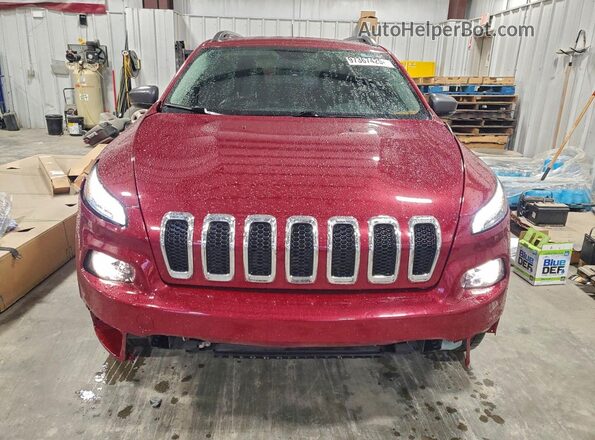 1C4PJMBS9HD220792 2017 JEEP CHEROKEE Красный Вид спереди