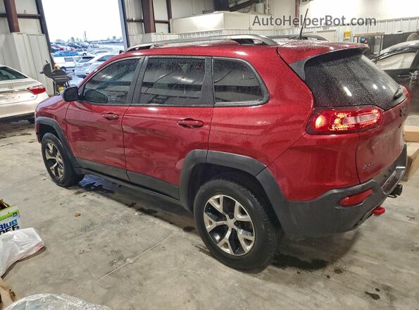 1C4PJMBS9HD220792 2017 JEEP CHEROKEE Красный Задняя левая четверть