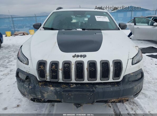 1C4PJMBSXHW639948 2017 JEEP CHEROKEE White Instrument cluster view