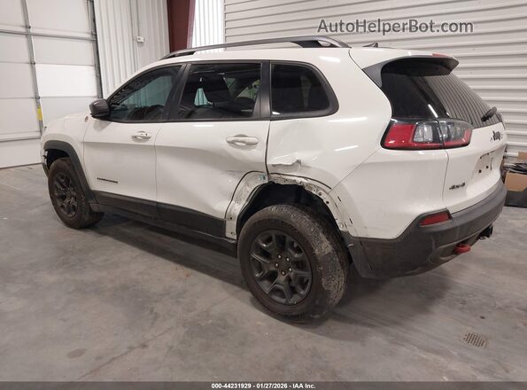 1C4PJMBX5KD442992 2019 JEEP CHEROKEE White Trasero izquierdo
