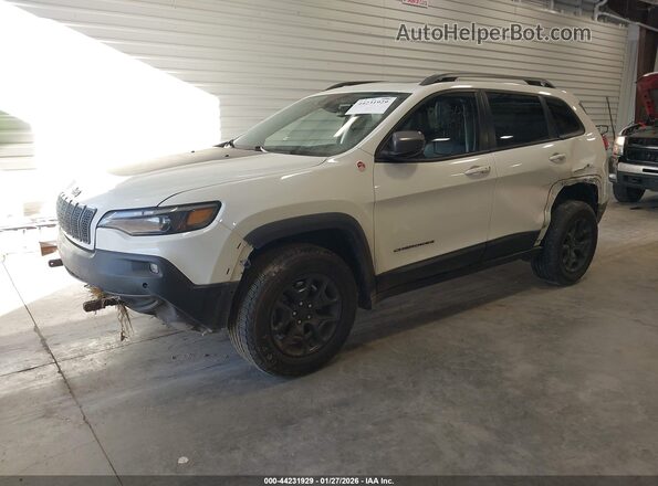 1C4PJMBX5KD442992 2019 JEEP CHEROKEE White Vista tres cuartos delantera izquierda