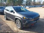 2022 Jeep Cherokee Trailhawk 4x4 Черный vin: 1C4PJMBX7ND502324