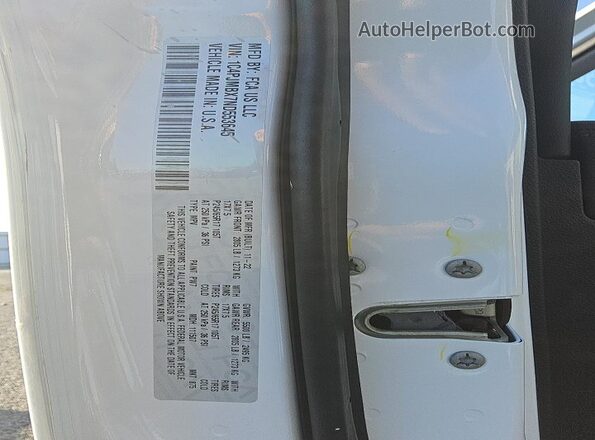 1C4PJMBX7ND553645 2022 JEEP CHEROKEE Белый Вид наклейки с VIN-кодом