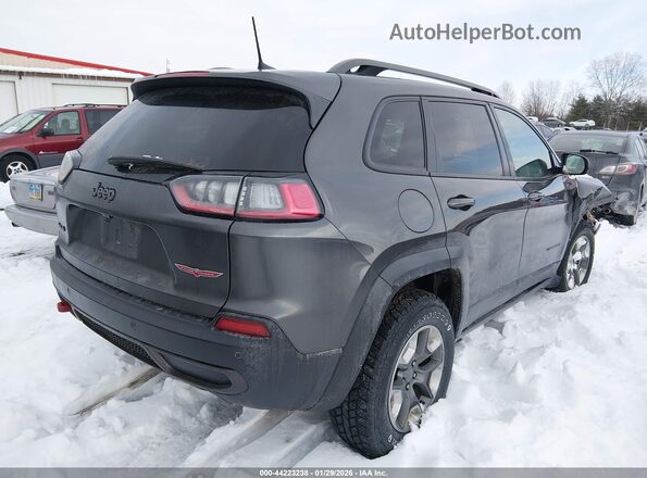 1C4PJMBX8KD188601 2019 JEEP CHEROKEE Серый Задняя правая четверть