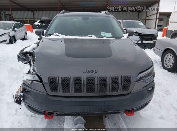 1C4PJMBX8KD188601 2019 JEEP CHEROKEE Серый Вид щитка приборов