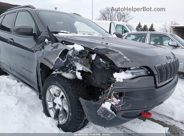 1C4PJMBX8KD188601 2019 JEEP CHEROKEE Серый Вид спереди