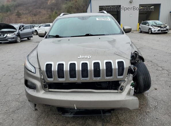1C4PJMCB2GW359227 2016 JEEP CHEROKEE Желто-коричневый Вид спереди