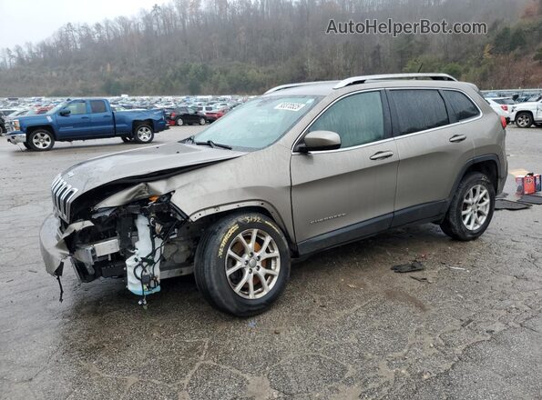 1C4PJMCB2GW359227 2016 JEEP CHEROKEE Желто-коричневый Передняя левая четверть