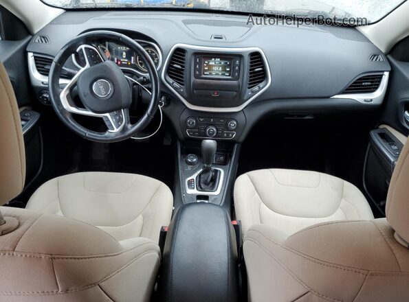 1C4PJMCB2GW359227 2016 JEEP CHEROKEE Желто-коричневый Вид панели приборов