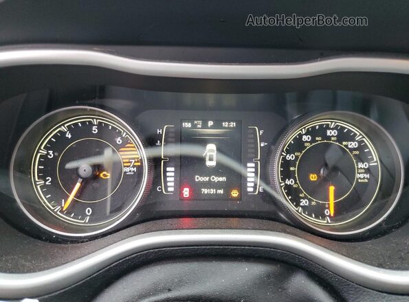 1C4PJMCB2GW359227 2016 JEEP CHEROKEE Желто-коричневый Вид щитка приборов