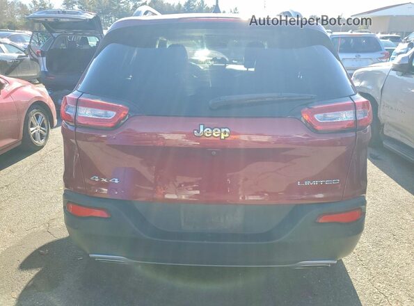 1C4PJMDS5GW204301 2016 JEEP CHEROKEE Красный Вид сзади