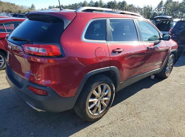 1C4PJMDS5GW204301 2016 JEEP CHEROKEE Красный Задняя правая четверть