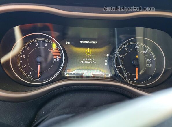 1C4PJMDS5GW204301 2016 JEEP CHEROKEE Красный Вид щитка приборов