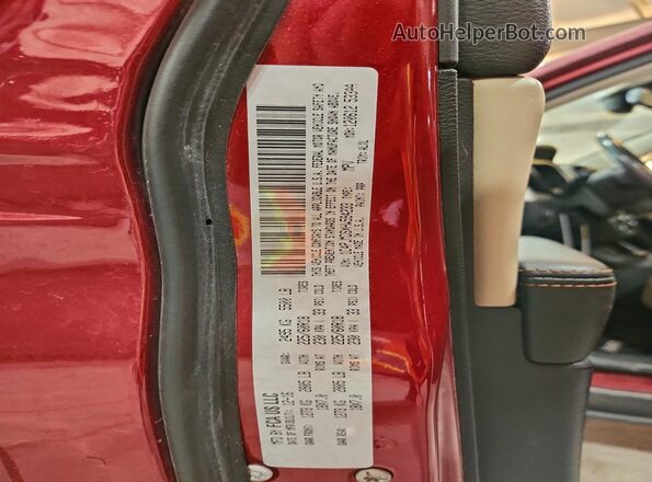 1C4PJMDSXHW594233 2017 JEEP CHEROKEE Темно-бордовый Вид наклейки с VIN-кодом