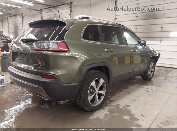 1C4PJMDX4KD442477 2019 JEEP CHEROKEE Зеленый Задняя правая четверть
