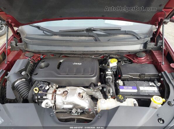 1C4PJMJN4KD299663 2019 JEEP CHEROKEE Темно-бордовый Вид сзади