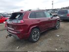 2019 Jeep Cherokee Overland 4x4 Темно-бордовый vin: 1C4PJMJN4KD299663