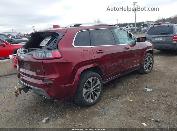 1C4PJMJN4KD299663 2019 JEEP CHEROKEE Темно-бордовый Задняя правая четверть