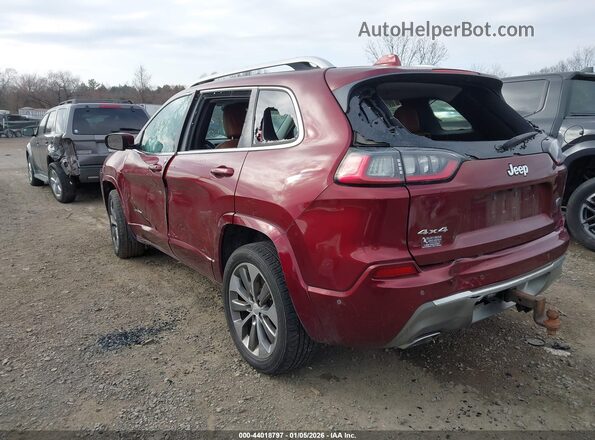 1C4PJMJN4KD299663 2019 JEEP CHEROKEE Темно-бордовый Вид спереди
