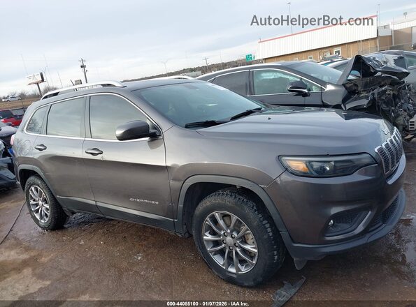 1C4PJMLB0LD590553 2020 JEEP CHEROKEE Gray Rear interior view
