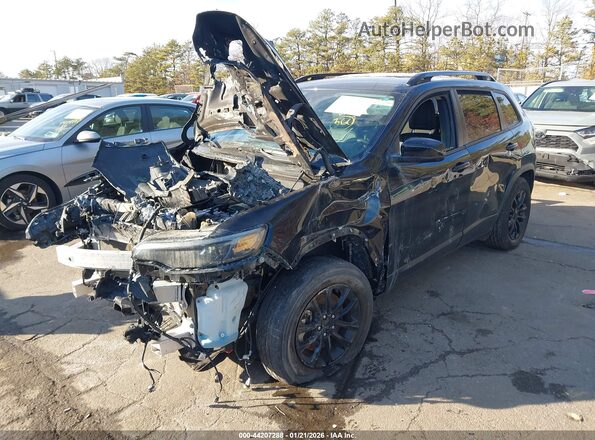 1C4PJMMBXPD113021 2023 JEEP CHEROKEE Black წინა მარცხენა ხედი სამი მეოთხედიდან