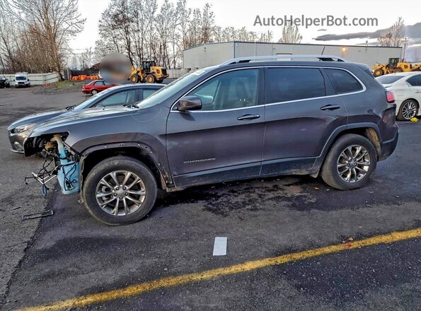 1C4PJMMX0MD142597 2021 JEEP CHEROKEE Серый Передняя левая четверть