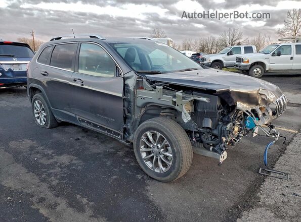 1C4PJMMX0MD142597 2021 JEEP CHEROKEE Серый Передняя правая четверть
