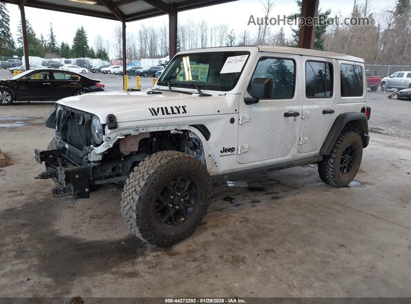 1C4PJXDG5RW298129 2024 JEEP WRANGLER White Przód lewy