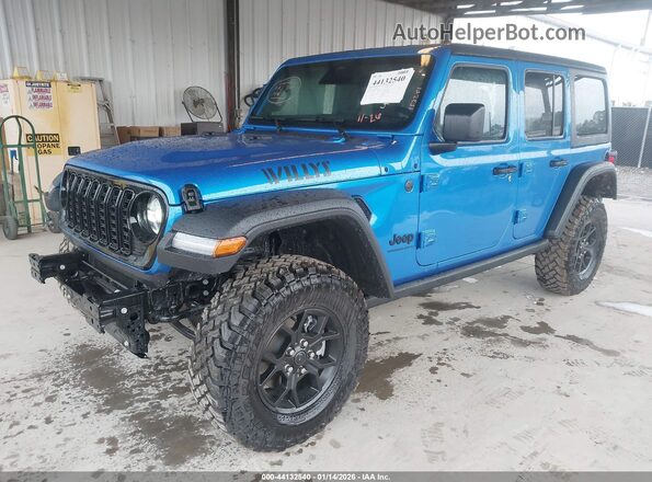 1C4PJXDN4TW153251 2026 JEEP WRANGLER Синий Передняя левая четверть