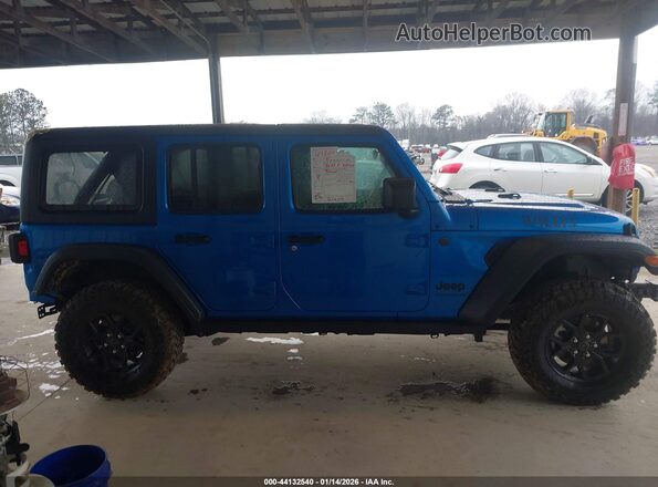 1C4PJXDN4TW153251 2026 JEEP WRANGLER Синий Вид задней части салона