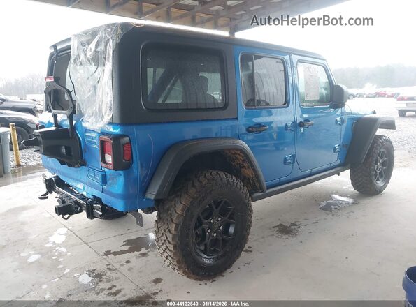 1C4PJXDN4TW153251 2026 JEEP WRANGLER Синий Задняя правая четверть