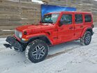 2025 Jeep Wrangler Sahara Red vin: 1C4PJXEN6SW529249