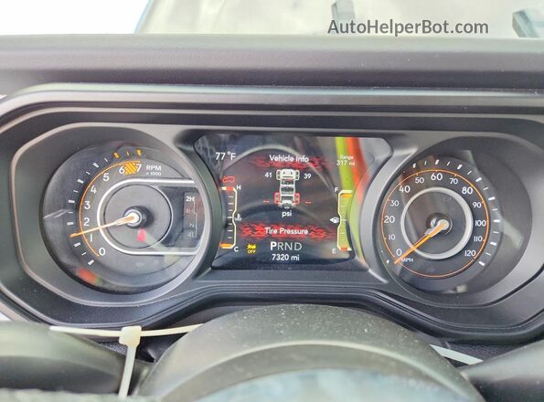 1C4PJXEN6TW184614 2026 JEEP WRANGLER Черный Вид щитка приборов