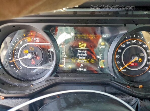 1C4PJXFG3TW184845 2026 JEEP WRANGLER Зеленый Вид щитка приборов