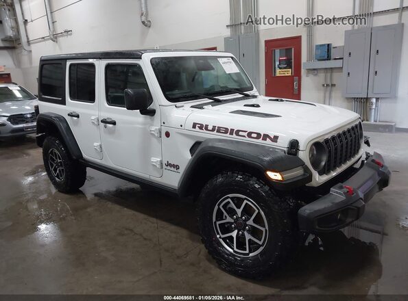 1C4PJXFNXTW185375 2026 JEEP WRANGLER Белый Передняя правая четверть