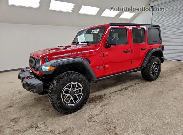 1C4PJXFNXTW194674 2026 JEEP WRANGLER Красный Передняя левая четверть