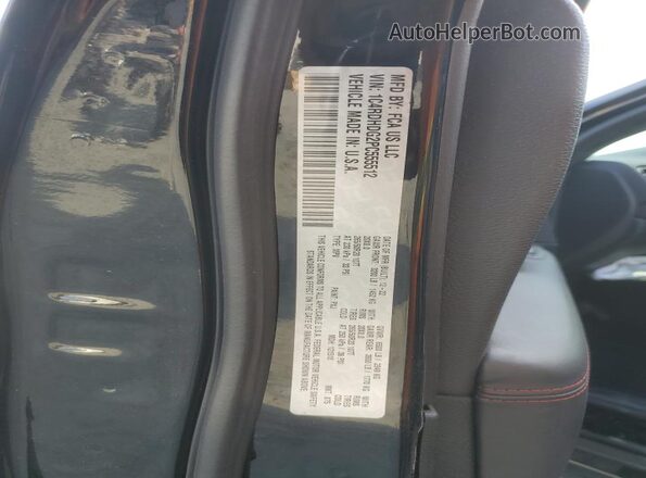 1C4RDHDG2PC555512 2023 DODGE DURANGO Черный Панорамный вид салона 360°