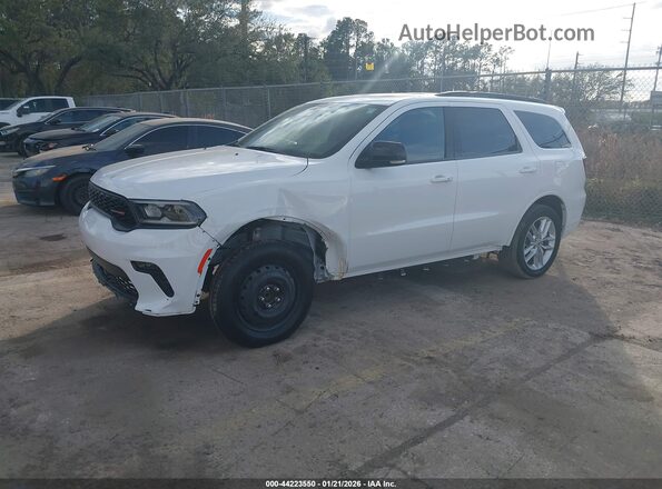 1C4RDHDG2PC571936 2023 DODGE DURANGO Белый Передняя левая четверть