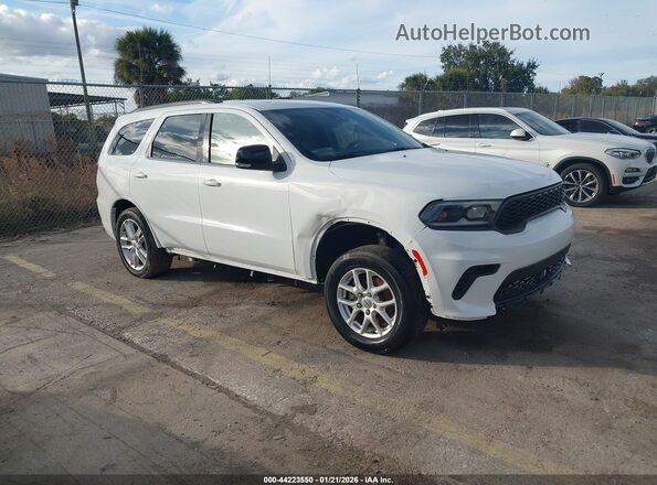 1C4RDHDG2PC571936 2023 DODGE DURANGO Белый Передняя правая четверть