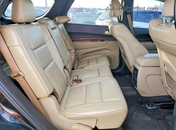 1C4RDHDG4GC336485 2016 DODGE DURANGO Черный Вид задней части салона